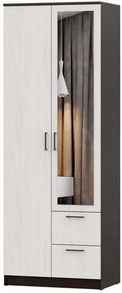 Шкаф распашной Arzanmebel Виста, 80x50x220 см - купить по выгодной цене ...