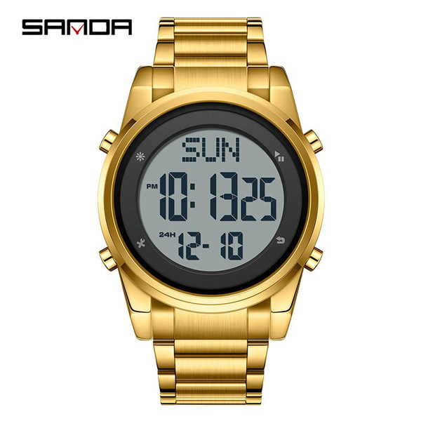 Часы наручные, электронные, с подсветкой, будильником, таймером и ...