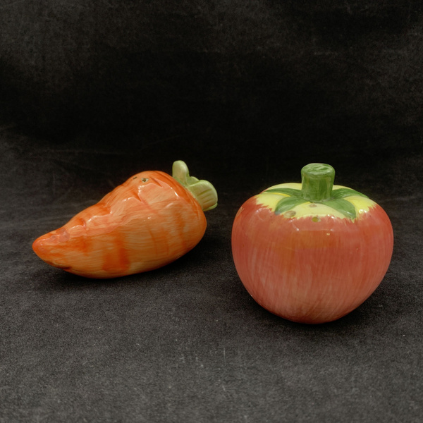 Набор для специй в виде овощей, керамика, роспись, Российская Федерация ...