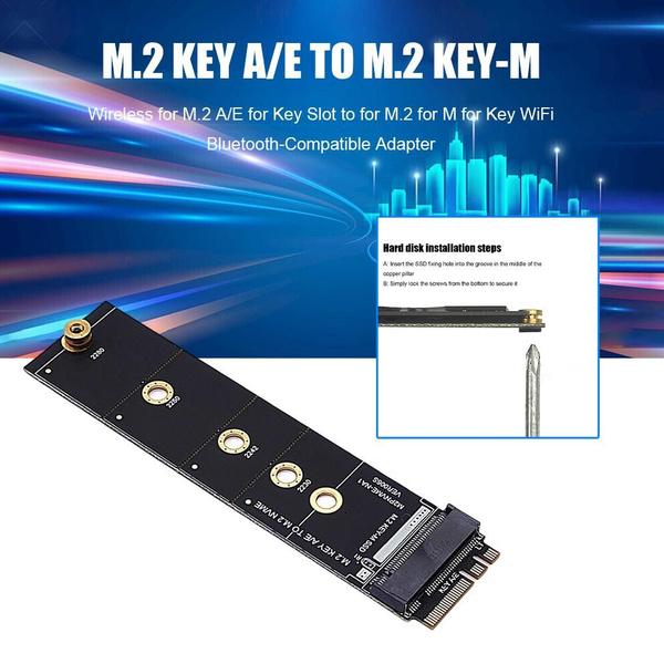 M2 KEY A/E на M2, карта адаптера NVME, слот расширения NGFF на KEY-M ...