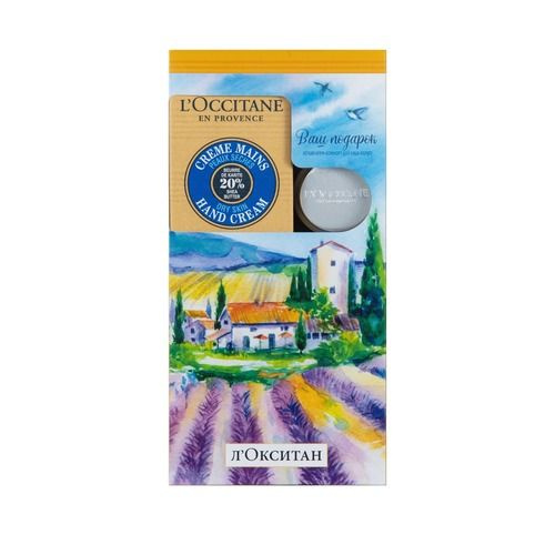 L'Occitane, Набор Карите, Крем для лица, 8 мл + Крем для рук, 150 мл ...