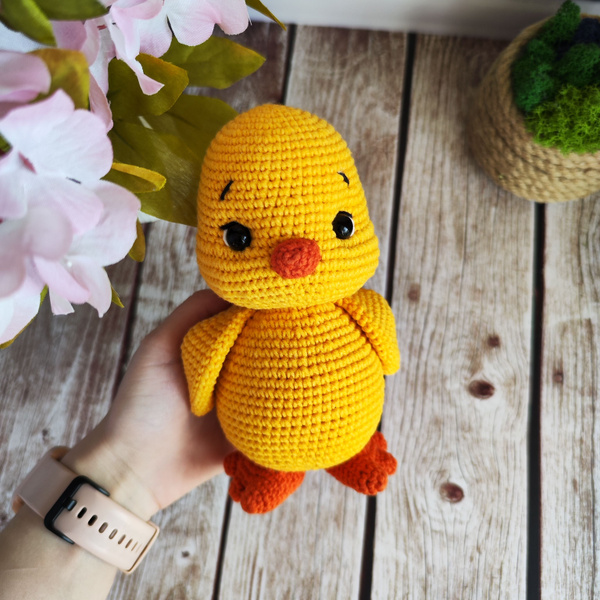 Цыпа вязаная игрушка,мягкая игрушка Цыпленок - купить с доставкой по ...