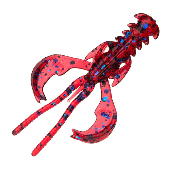 Силиконовая приманка для рыбалки Crazy Fish Nimble 1,2" чеснок #73 Blue ...