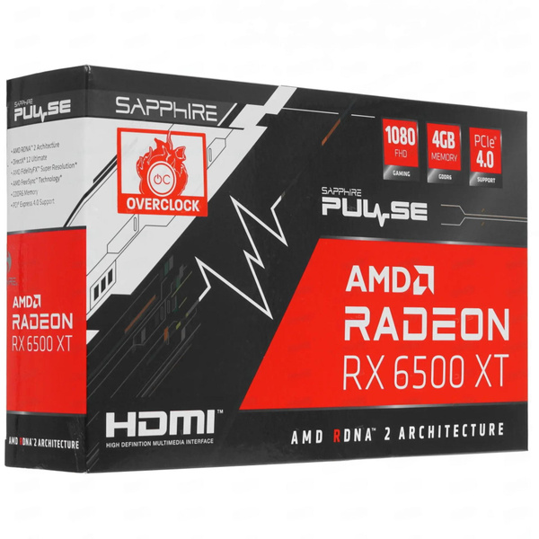 Видеокарта Sapphire Radeon RX 6500 XT, 4 ГБ GDDR6 - купить по низким ...