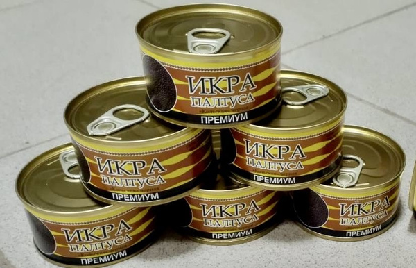 Икра палтуса/икра палтуса премиум,зернистая 140 гр 3шт - купить с ...