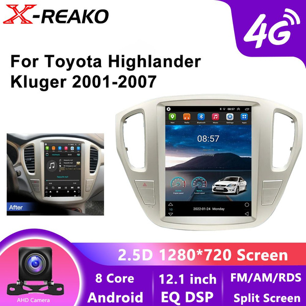 Штатная магнитола 12.1 дюймов для Тойота Клюгер, Хайлендер/ Toyota ...