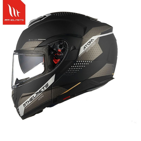 MT HELMETS Мотошлем, цвет: бирюзовый, черный матовый, размер: M ...