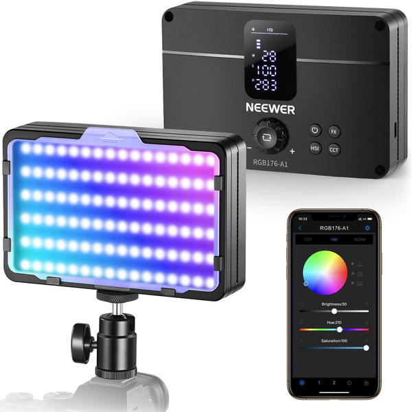 Светодиодная панель для видеосъемки NEEWER RGB 176-A1 с улучшенной ...