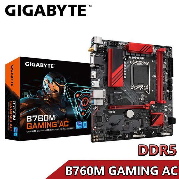 Материнская плата Gigabyte B760M GAMING AC DDR5 купить по низкой цене с ...