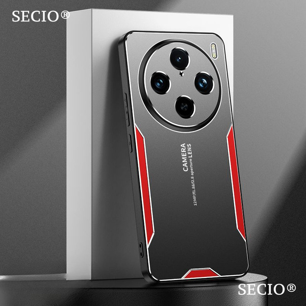 Чехол для Vivo X100 Pro / Виво X100 про, Защита камеры, Металл матовый ...