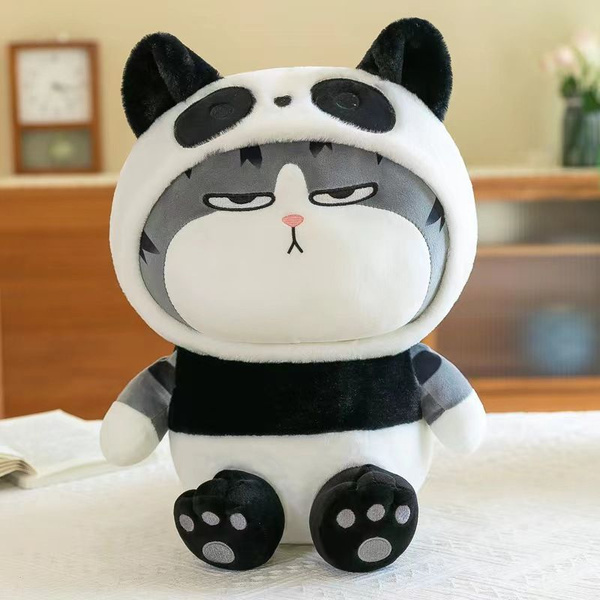 Мягкая игрушка императорский кот в костюме панды, кот-панда 20 см ...