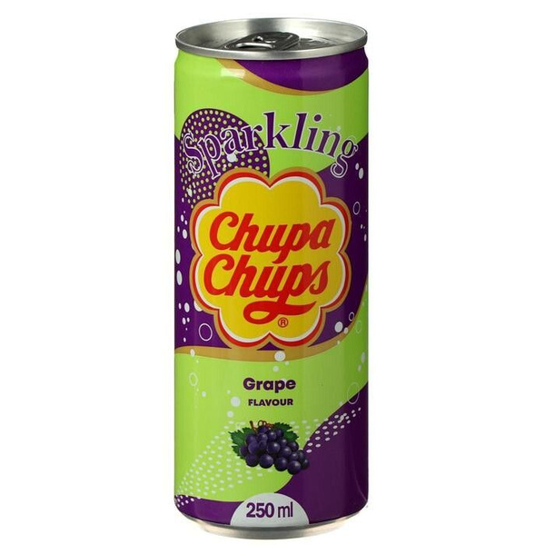 Газированный напиток Chupa Chups Sparkling Grape / Чупа Чупс Виноград ...