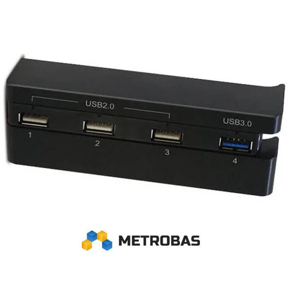 Игровой аксессуар USB Хаб на 4 порта для PS 4 SLIM, PS4 SLIM HUB Gaming ...
