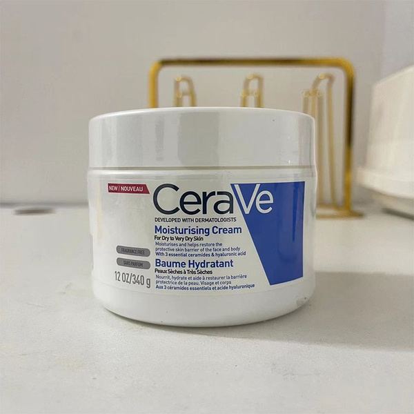 CeraVe Крем увлажняющий для сухой и очень сухой кожи лица и тела, 340 г ...