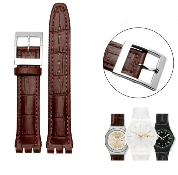 Swatch Ремешок для часов Натуральная кожа купить на OZON по низкой цене ...