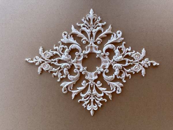 Потолочная розетка наборная из гипса купить на OZON по низкой цене ...