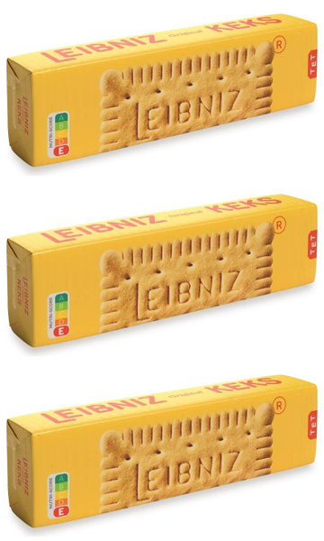 Leibniz Печенье сливочное, 200 г, 3 уп - купить с доставкой по выгодным ...