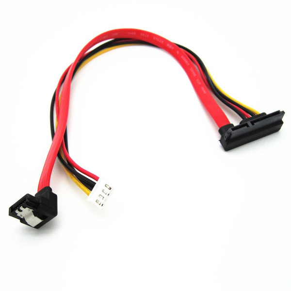 22P SATA 7 + 15P Power Прямоугольный Кабель Питания SATA HDD Для ...