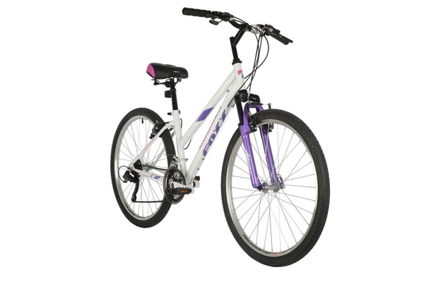 Велосипед горный Foxx SALSA 26" 19" 18 ск. белый 26SHV.SALSA.19WH1 2021 ...
