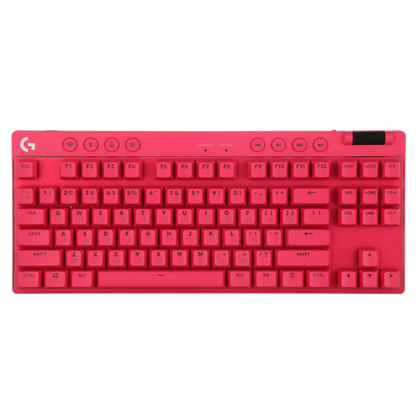 Механическая клавиатура Logitech PRO X TKL Pink (русская раскладка ...
