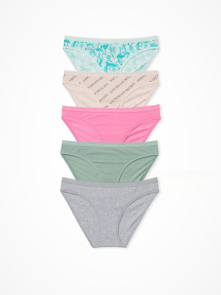 Комплект трусов бикини Victoria's Secret, 5 шт - купить с доставкой по ...