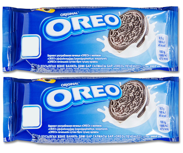 Печенье OREO Original с какао начинкой и ванильным вкусом, 4 печенья ...