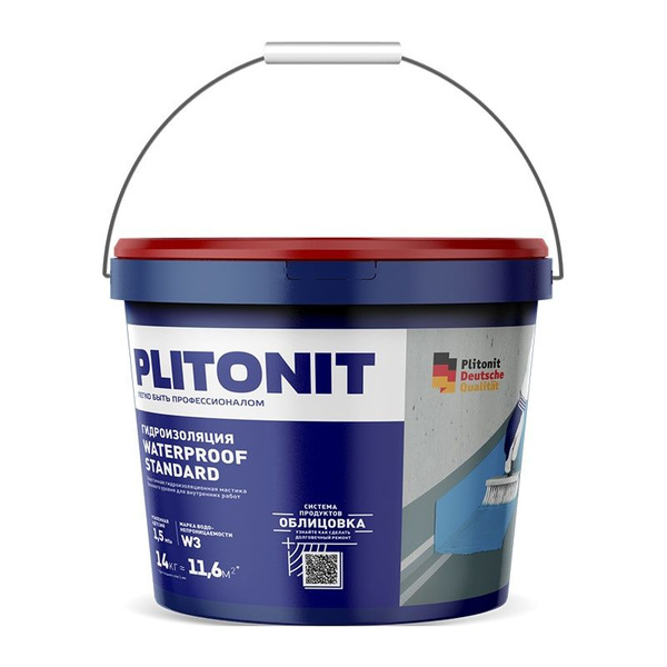 Характеристики Гидроизоляционная мастика Plitonit WaterProof Standard ...