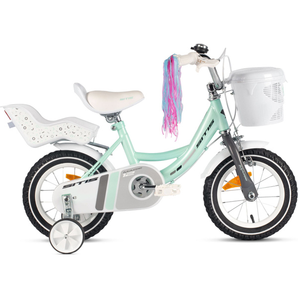 Велосипед Sitis Marie 12" (2024) детский для девочек, стальная рама с ...