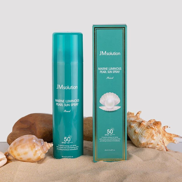 Солнцезащитный спрей для лица и тела JM Solution Marine Luminous Pearl ...