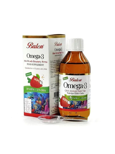 Balen Сироп Омега 3 (Omega 3)150 мл клубника - купить с доставкой по ...