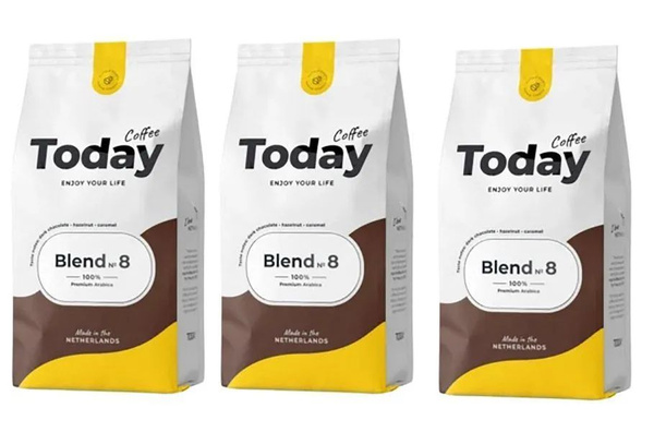 Кофе в зернах TODAY Blend №8 Premium Arabica 100% (Нидерланды) 800 гр ...