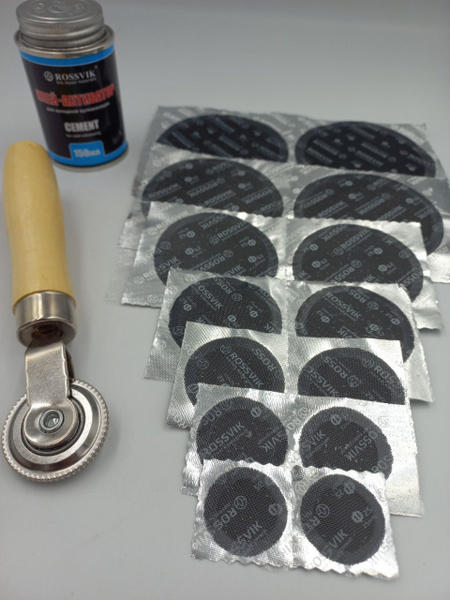 Набор для шиномонтажа ROSSVIK (клей 110мл, ролик, латки) купить по ...