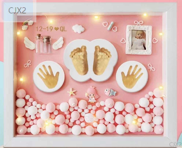 Набор для 3Д слепков ручек и ножек базовый подарок на рождение-CJX2 ...