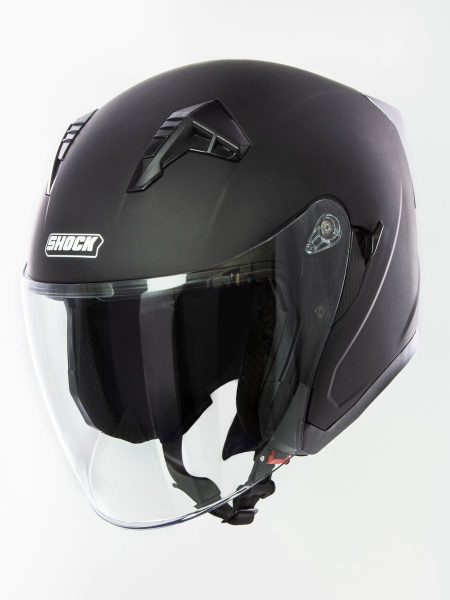 Шлем дорожный открытый SHOCK R2 MATT BLACK - купить с доставкой по ...