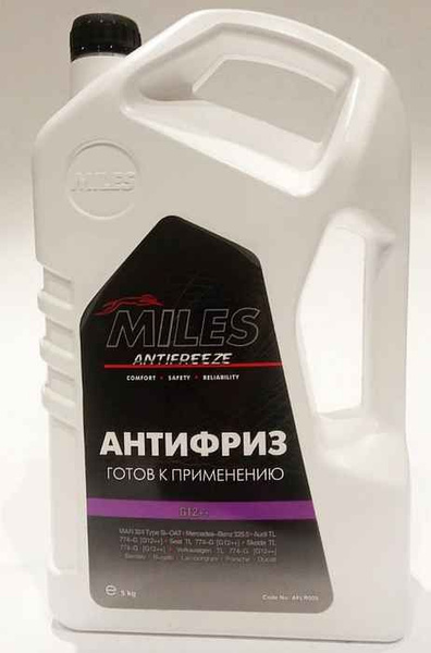 Антифриз MILES G 12++ купить по выгодной цене в интернет-магазине OZON ...