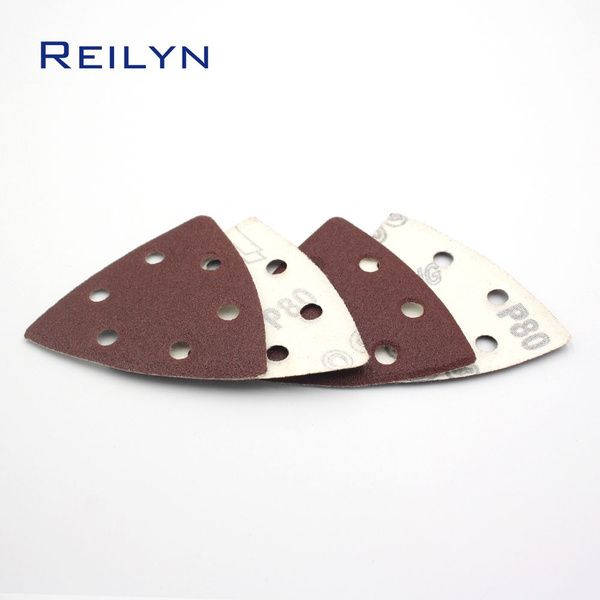 треугольная наждачная бумага, 90*90 мм 6 отверстий, 5 шт купить на OZON ...