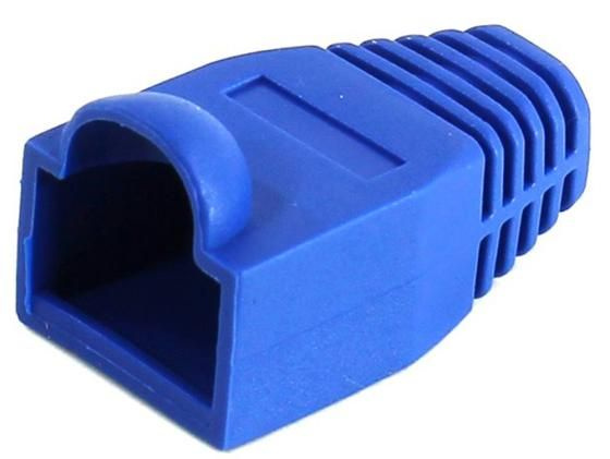 Изолирующий колпачок для патч-кордов из витой пары RJ-45 и RG-11, синий ...