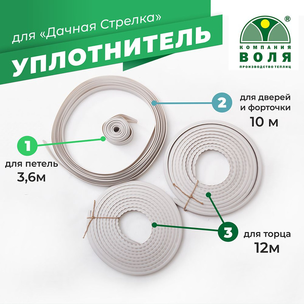 Лента для поликарбоната, Термопластичный эластомер, 3 шт - купить по ...