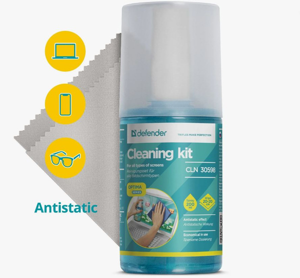 Очищающий комплекс для всех типов экранов + салфетка - купить с ...