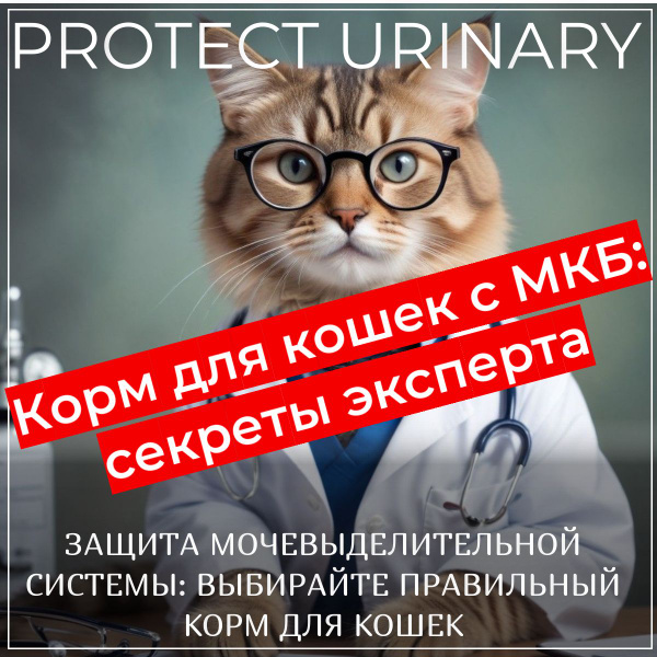 Корм сухой лечебно-профилактический для кошек при МКБ Flatazor Protect ...