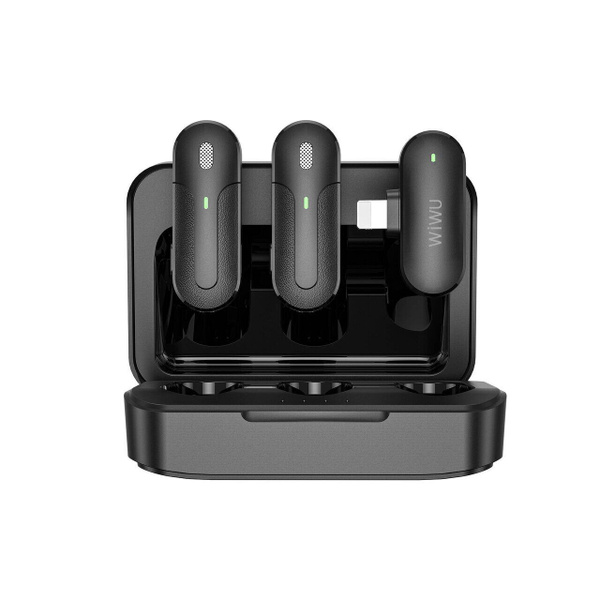 Микрофон Wiwu Беспроводной петличный WiWU wi-wm002 lightning с активным ...