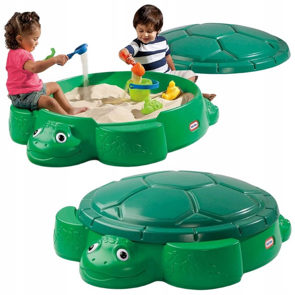Little Tikes Песочница Черепаха большая с крышкой 632884/игры для ...
