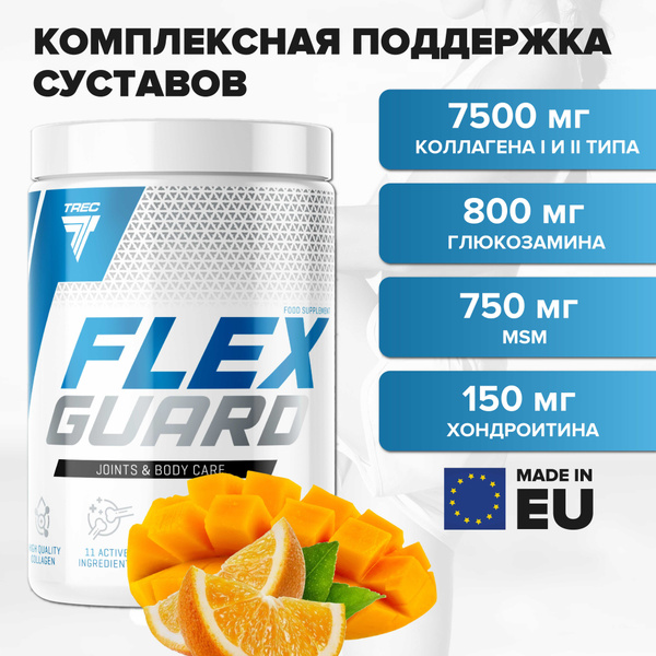 Характеристики Комплекс для суставов Flex Guard манго-апельсин 375 г ...