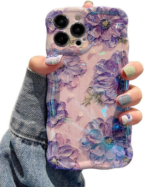 Apple iPhone 13 Pro Красочный цветок масляной живописи в стиле ретро ...