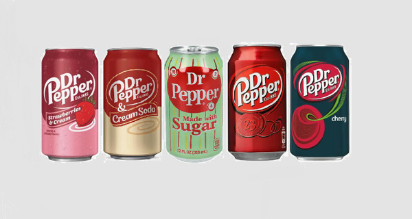 Набор газированных напитков Dr Pepper, (5 банок по 355 мл) - купить с ...