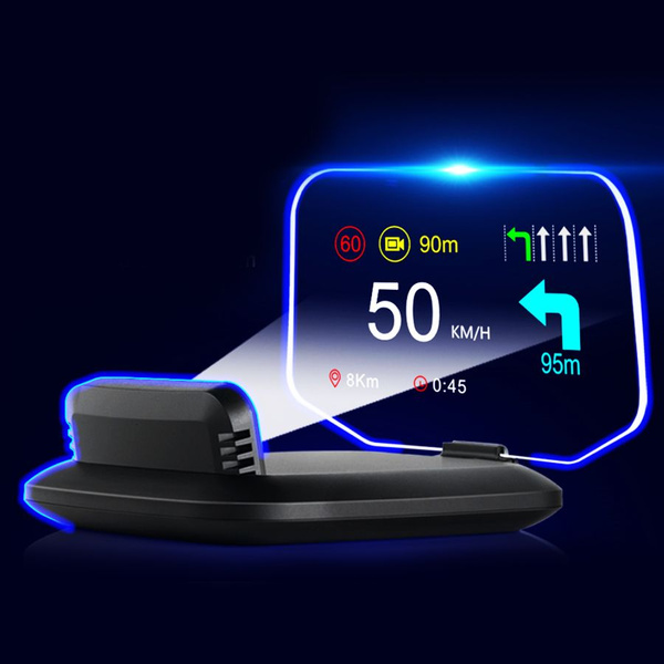 Автомобильный проекционный дисплей HUD с зеркалом, HUD, OBD2, GPS ...