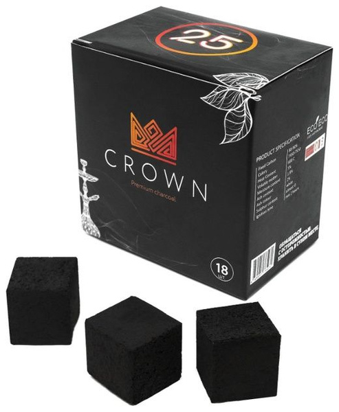 Уголь для кальяна кокосовый CROWN - купить с доставкой по выгодным ...