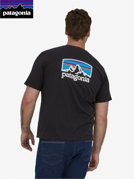 Футболка Patagonia, размер 56, цвет защитный хаки, 100% переработанные ...