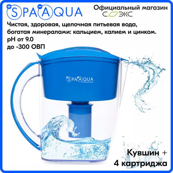 Очиститель, ионизатор, минерализатор воды СОЭКС SPAAQUA (фильтр-кувшин ...