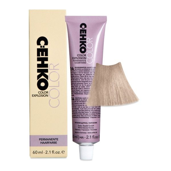 C:ehko Крем-краска для волос Color Explosion, 10/20 Ультра-светл. пепел ...